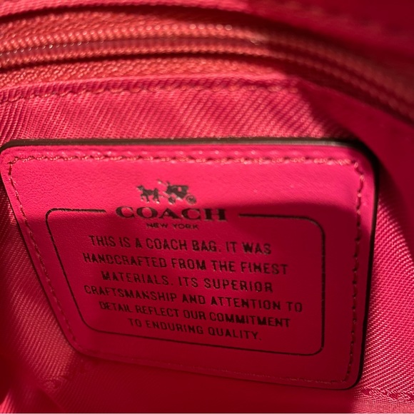 NWOT Coach Dahlia Pink Crossbody - Picture 11 of 17